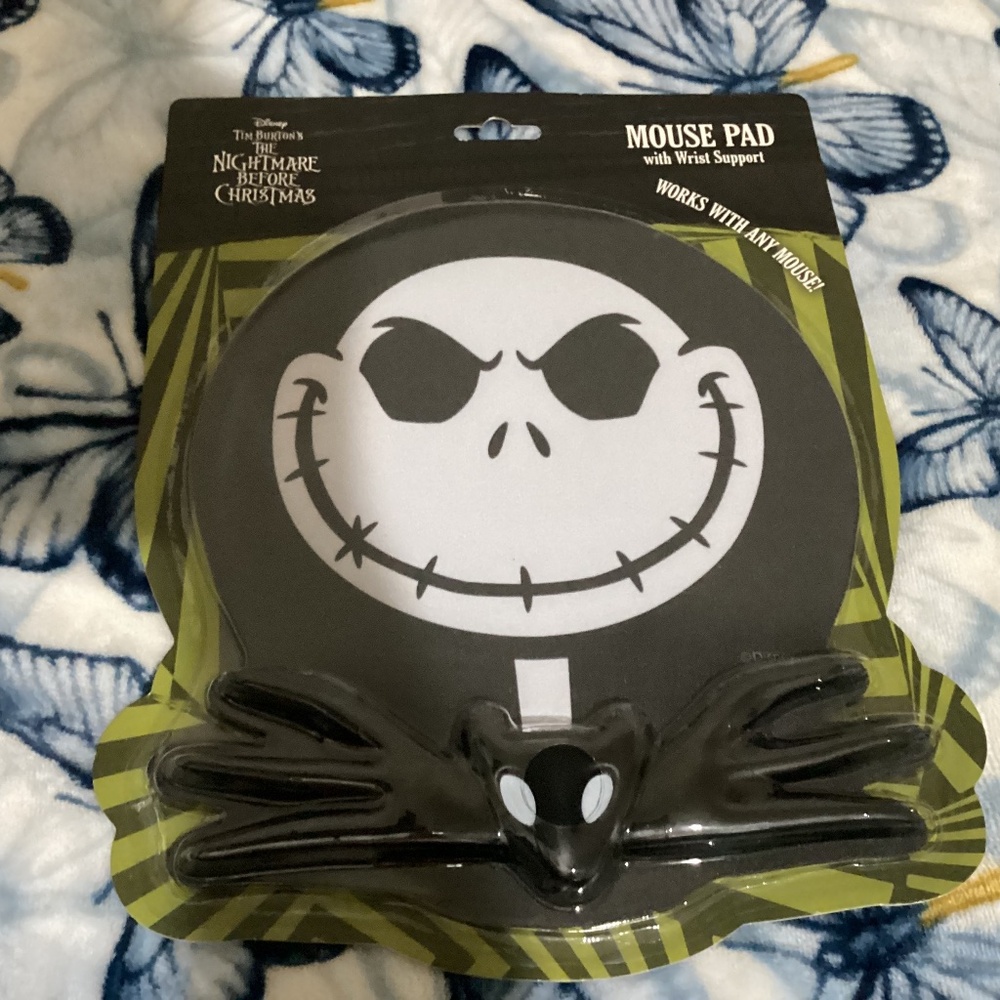 New Disney Nightmare Before Christmas Mouse Pad with Wrist Support